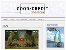 Tablet Screenshot of goodcreditproductions.com